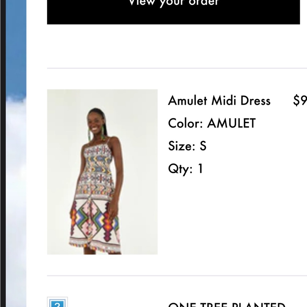FARM RIO MIDI DRESS